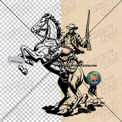 Cowboy Horse 1