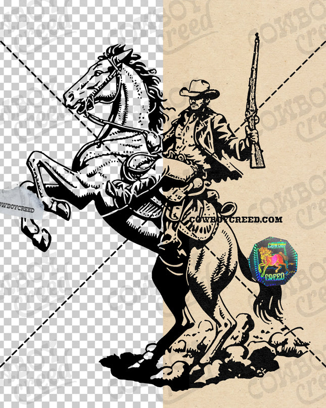 Cowboy Horse 1