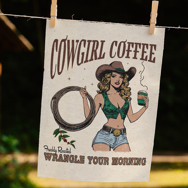 Cowgirl Coffee (Fine Art Print)