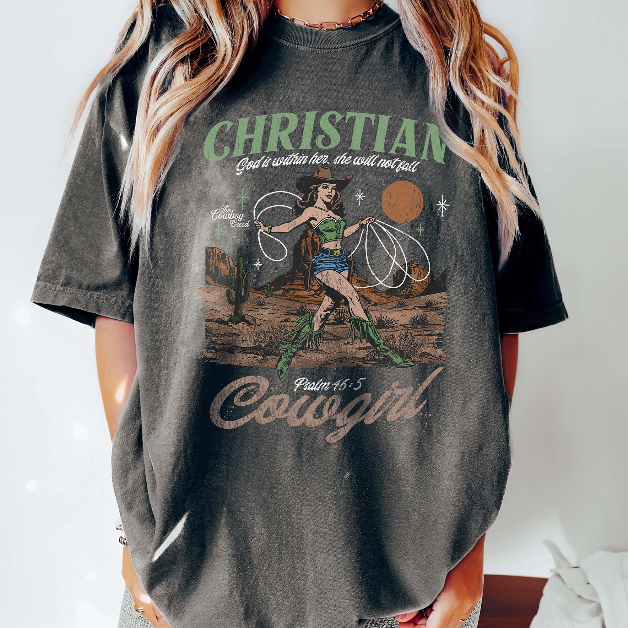 Christian Cowgirl (Dark Shirt)