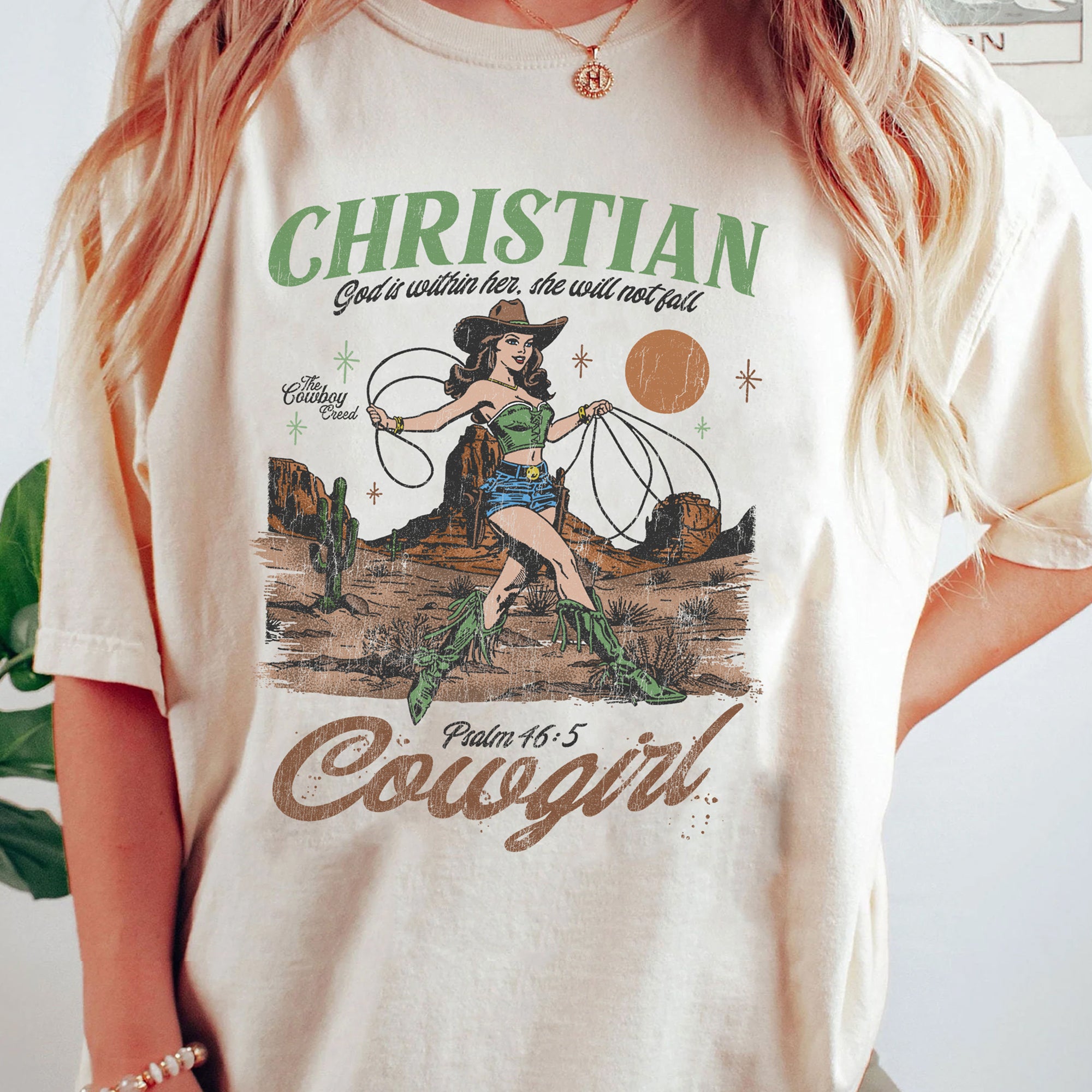 Christian Cowgirl (Light Shirt)