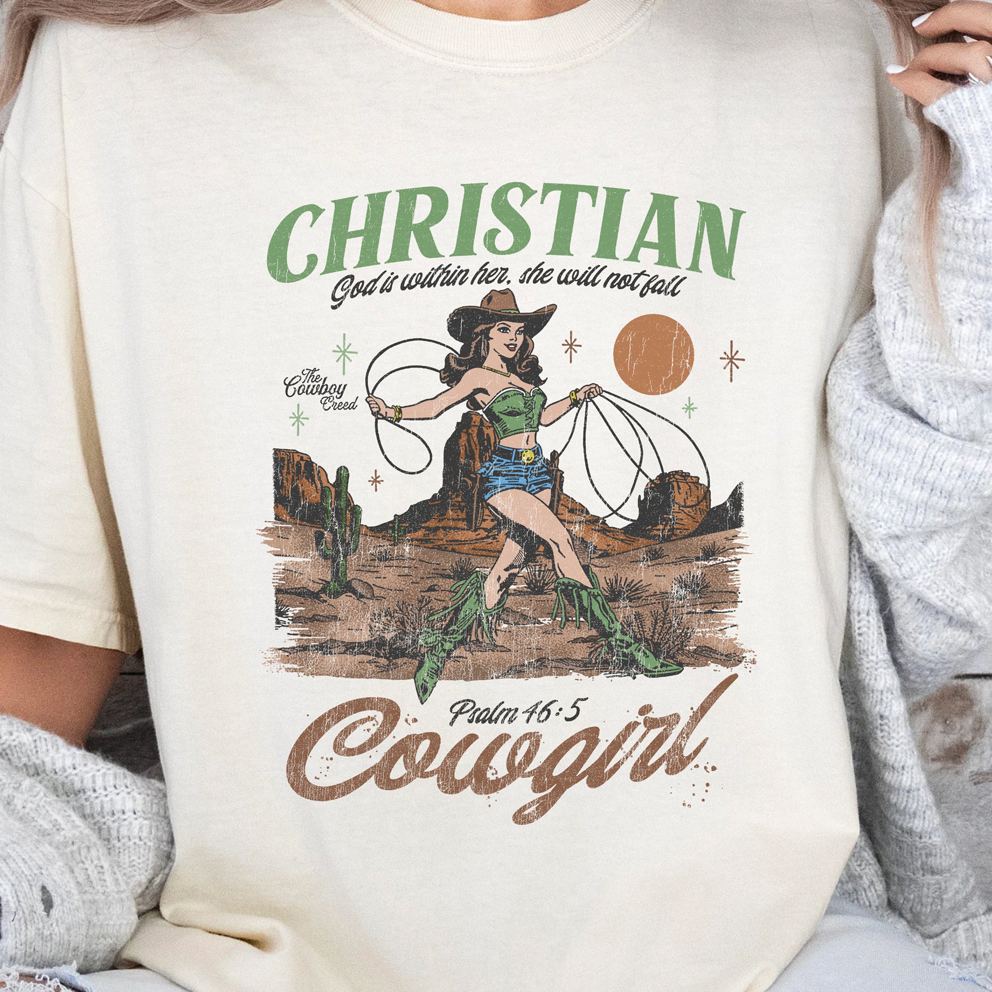 Christian Cowgirl (Light Shirt)