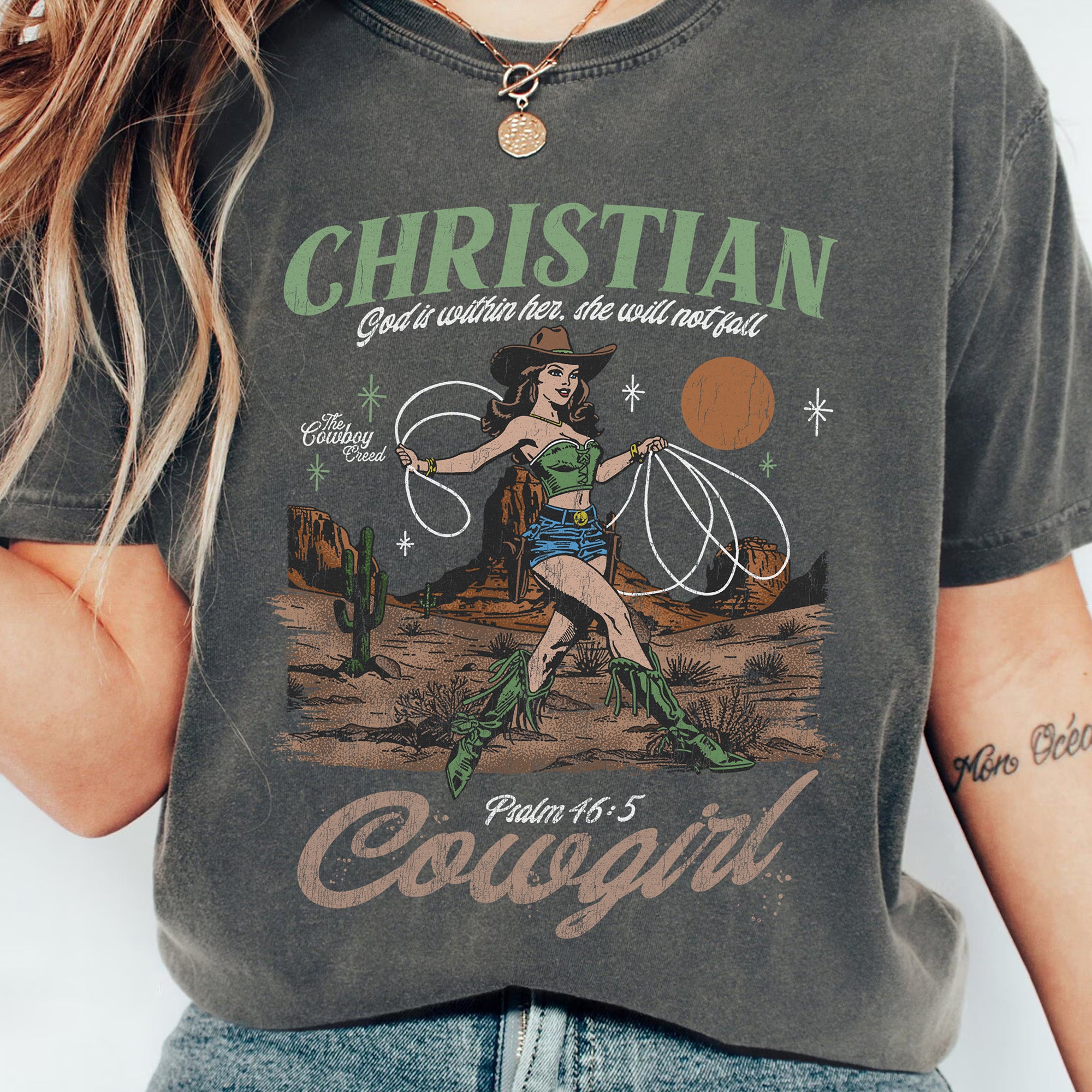 Christian Cowgirl (Dark Shirt)