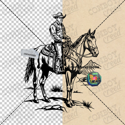 Cowboy Horse 2