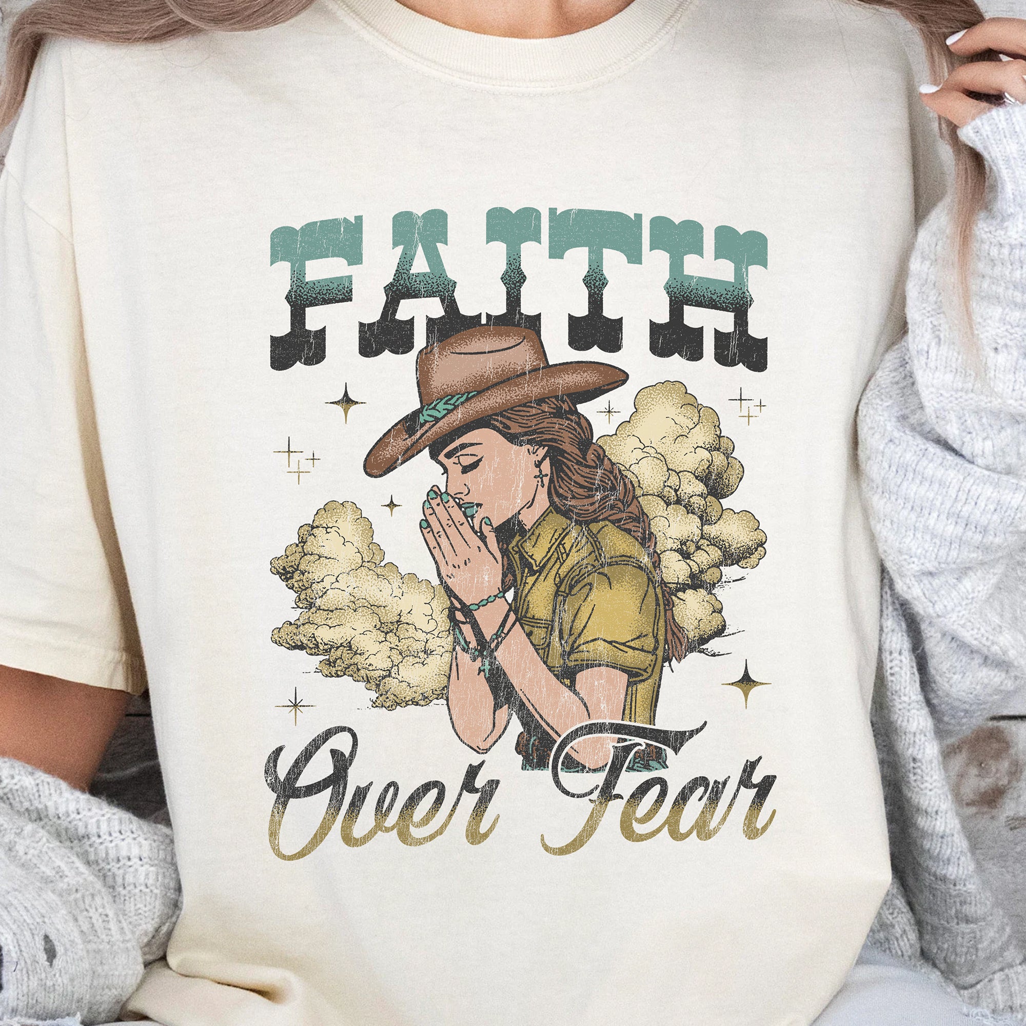 Faith Over Fear Tee (Light Shirt)