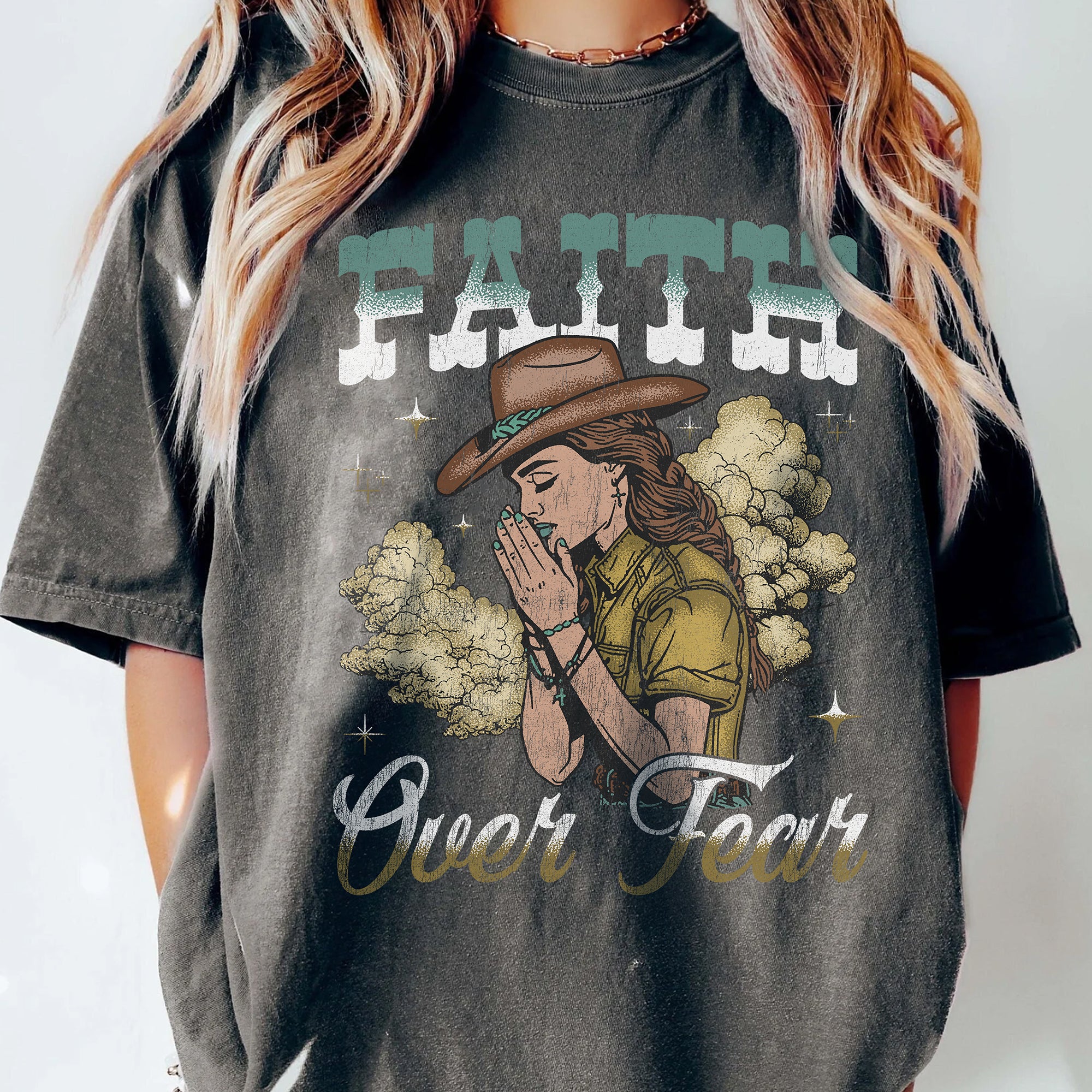 Faith Over Fear Tee (Dark Shirt)