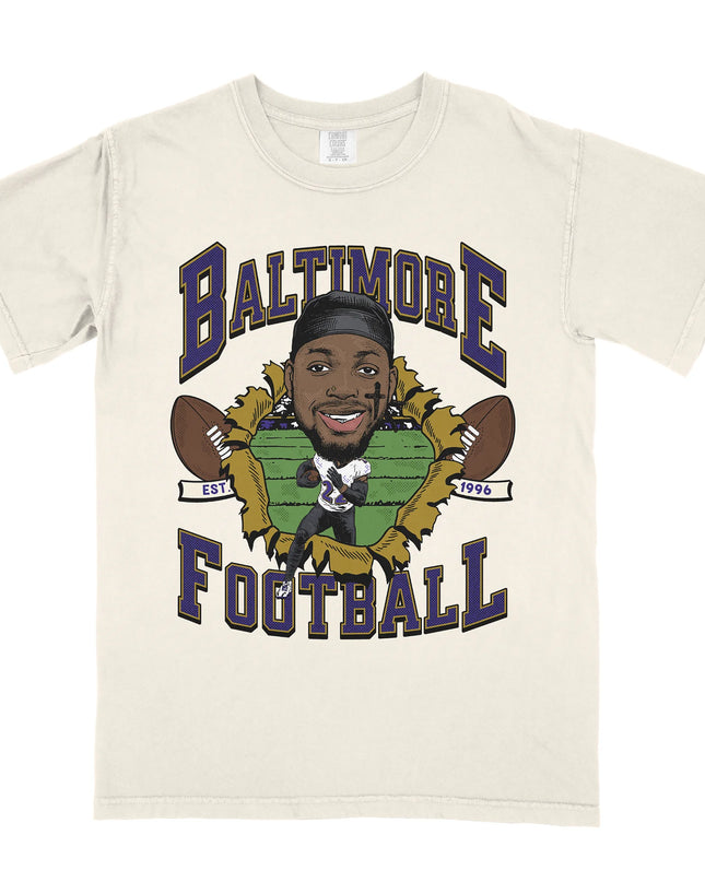 Baltimore Football DH Tee