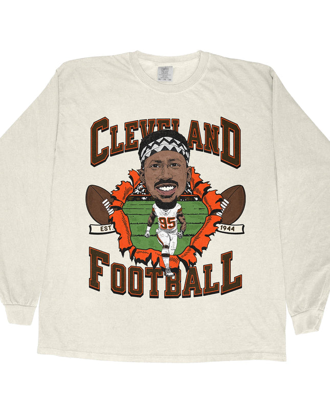 Cleveland Football MG Long Sleeve Tee
