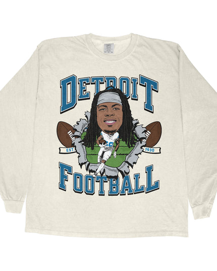 Detroit Football JG2 Long Sleeve Tee