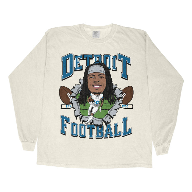 Detroit Football JG2 Long Sleeve Tee