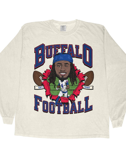 Buffalo Football JC Long Sleeve Tee