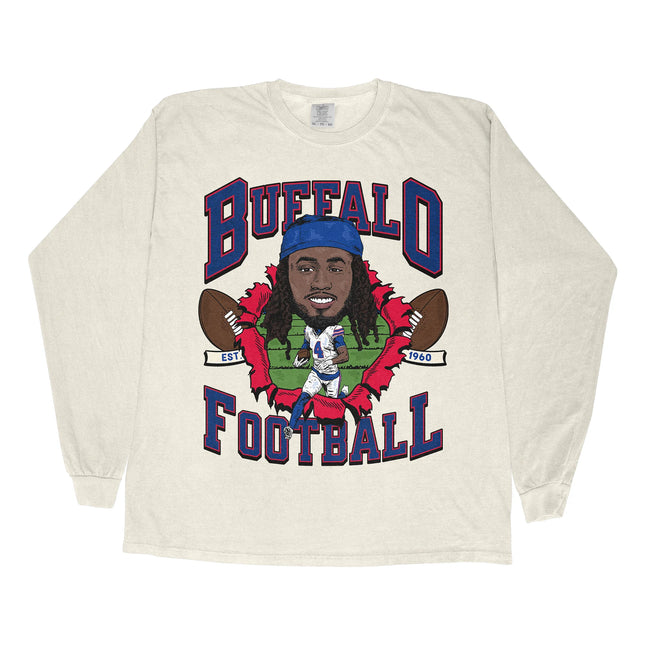 Buffalo Football JC Long Sleeve Tee