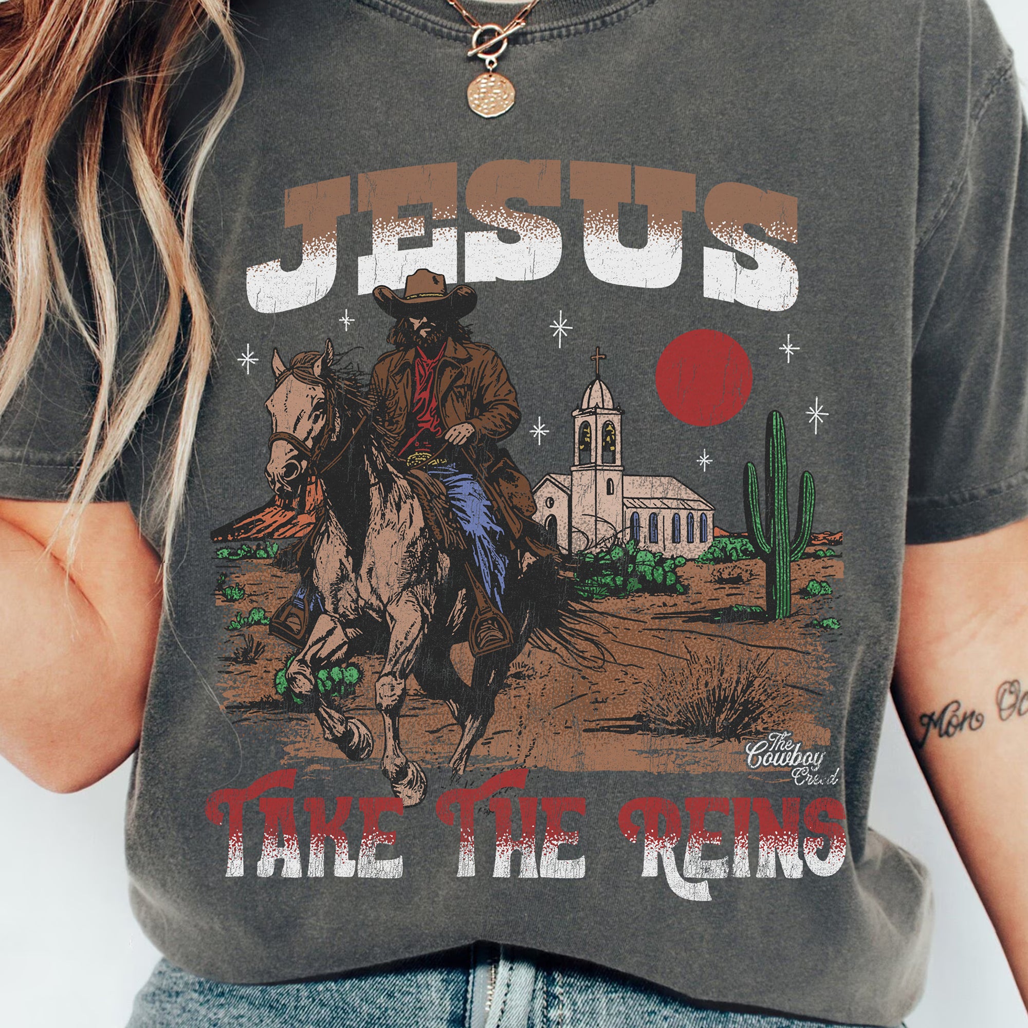 Jesus Take the Reins (Dark Shirt)