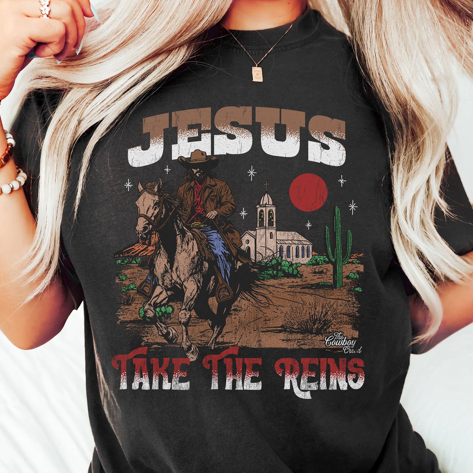 Jesus Take the Reins (Dark Shirt)