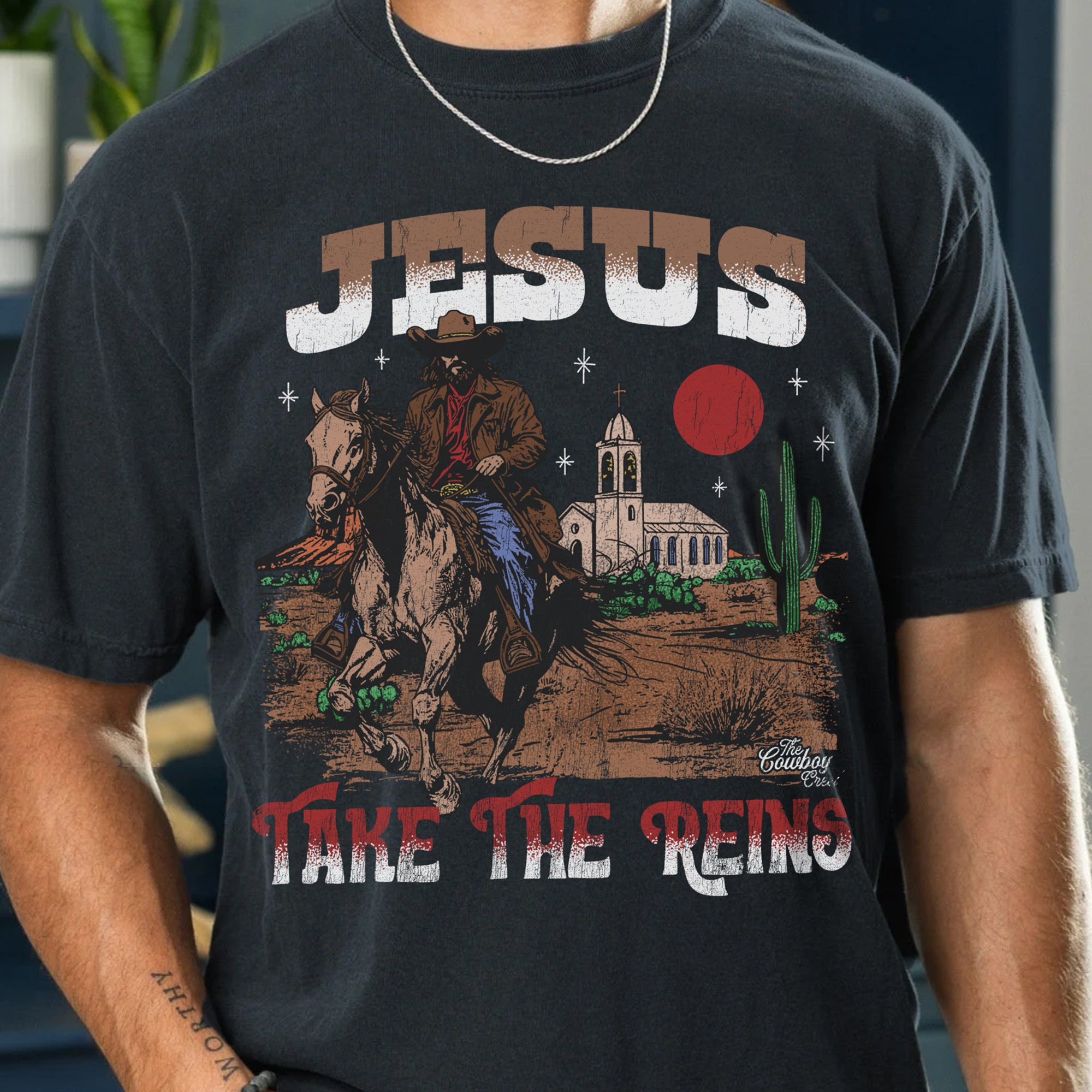 Jesus Take the Reins (Dark Shirt)