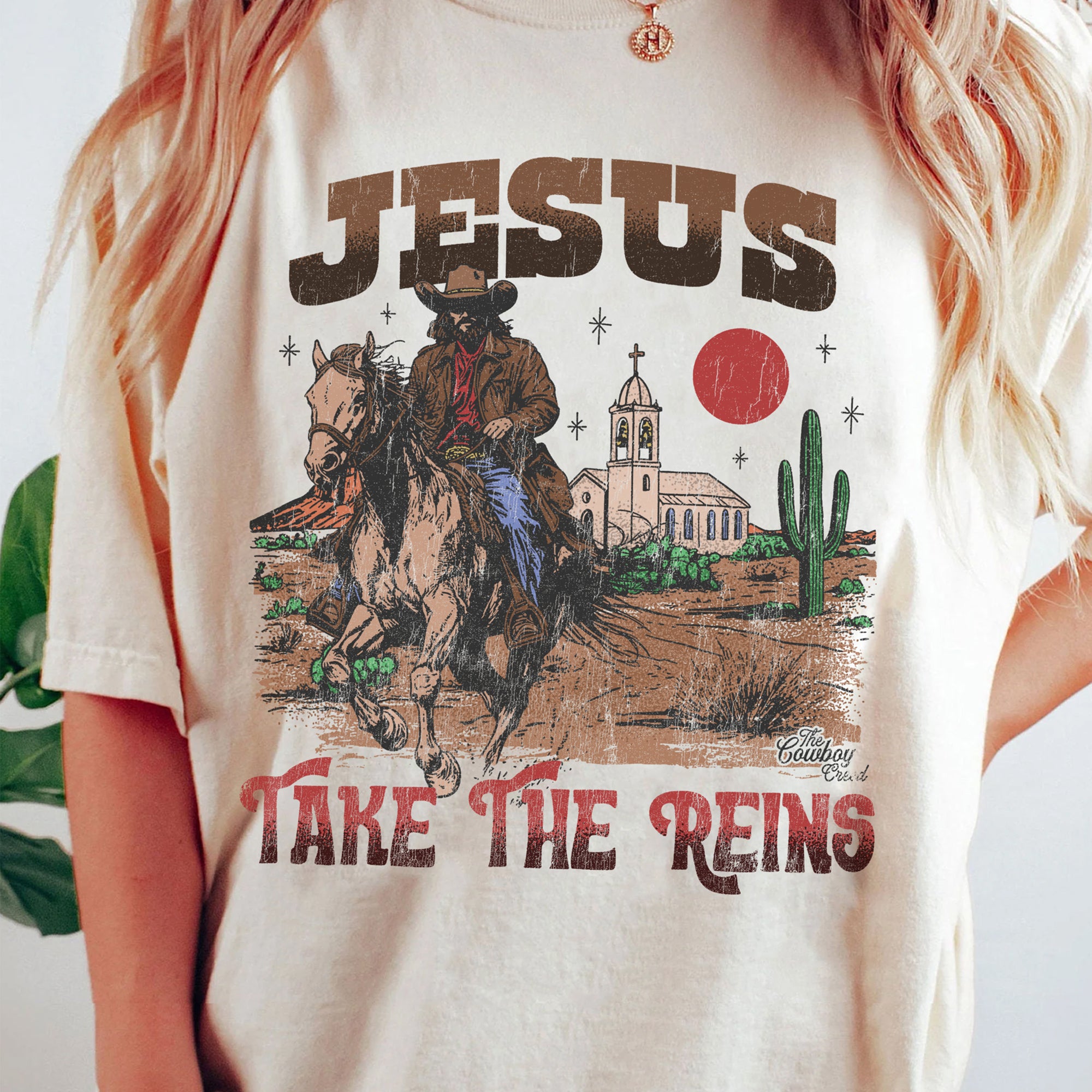 Jesus Take the Reins (Light Shirt)