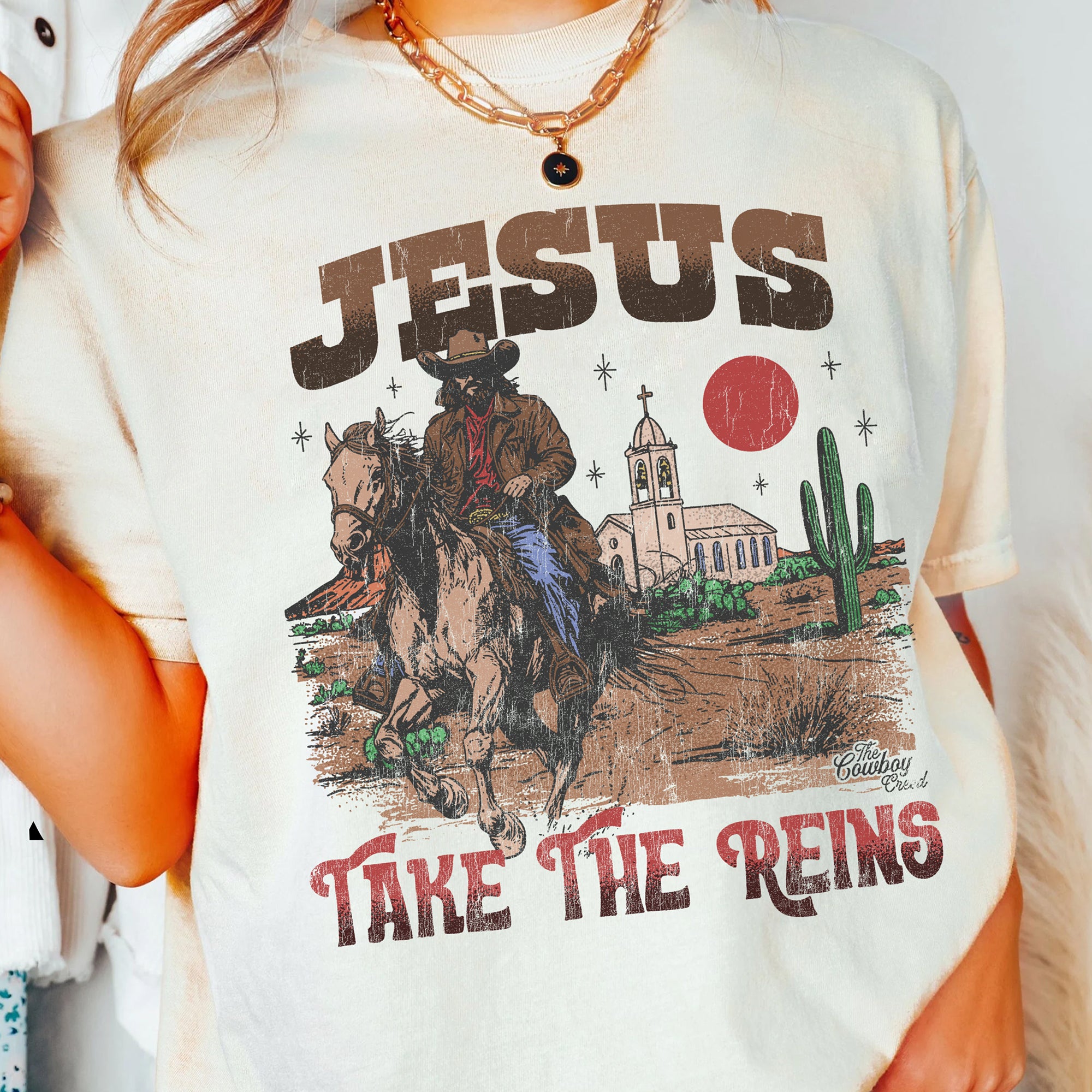 Jesus Take the Reins (Light Shirt)