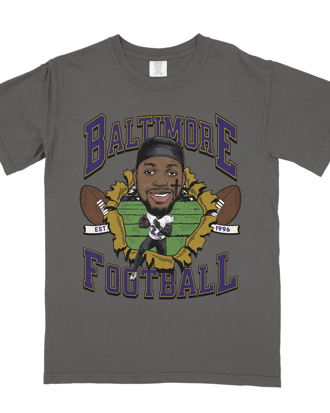 Baltimore Football DH Tee