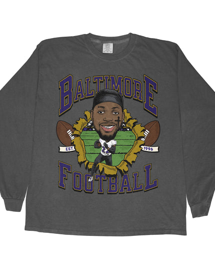 Baltimore Football DH Long Sleeve Tee