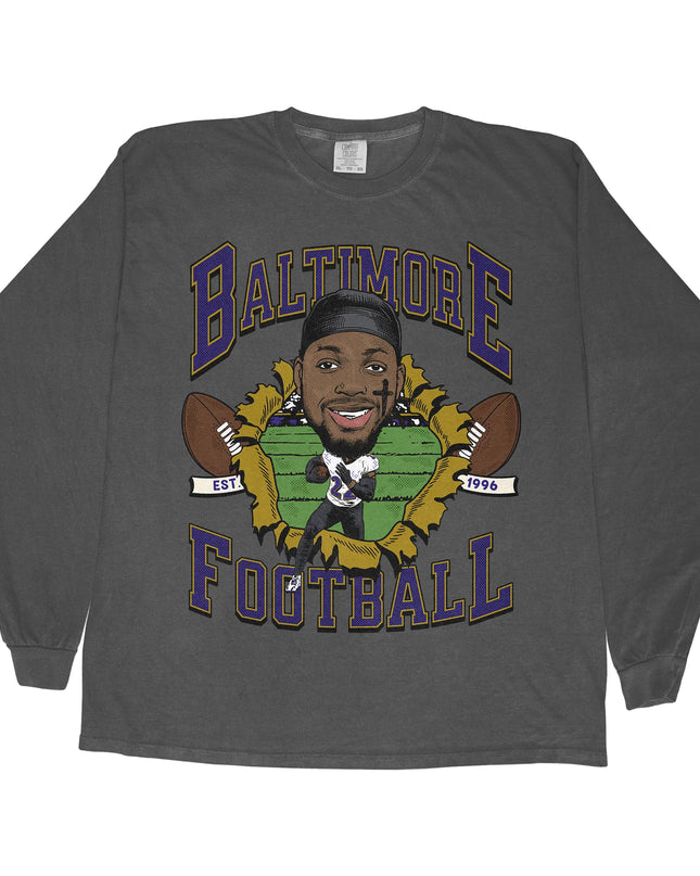 Baltimore Football DH Long Sleeve Tee