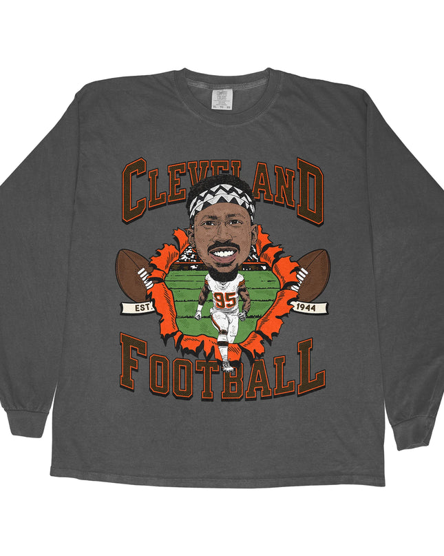 Cleveland Football MG Long Sleeve Tee