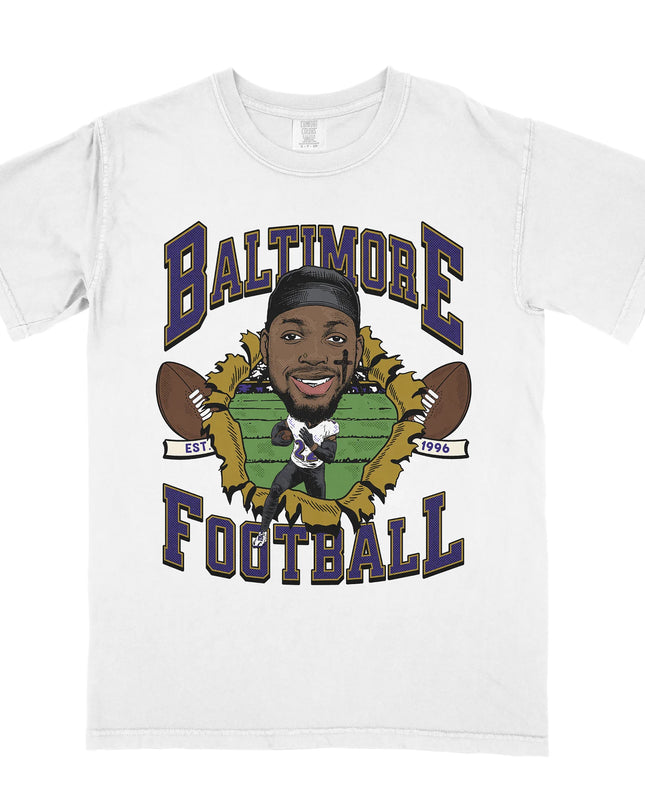 Baltimore Football DH Tee