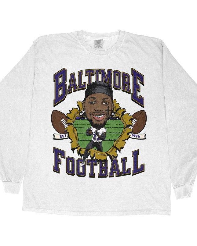 Baltimore Football DH Long Sleeve Tee