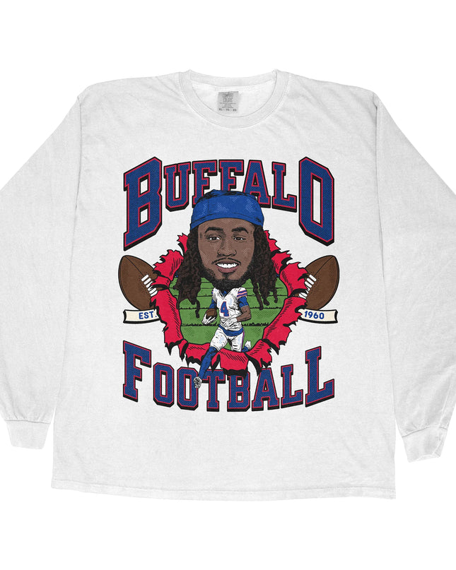Buffalo Football JC Long Sleeve Tee