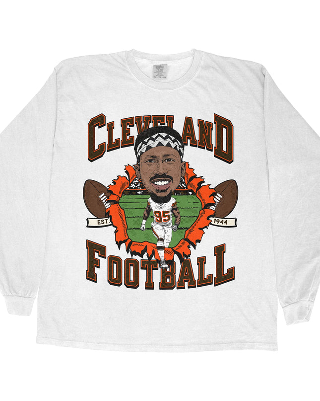 Cleveland Football MG Long Sleeve Tee